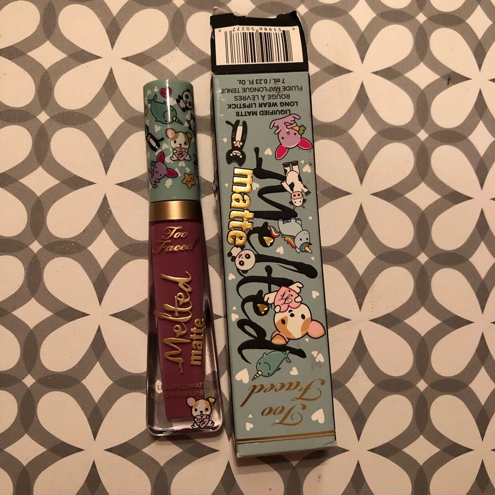 Two faced melt matte lipstick